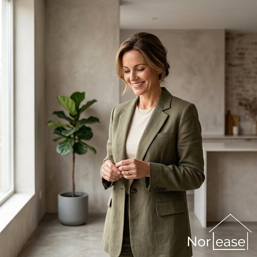 A landlord relaxing at home after posting a listing